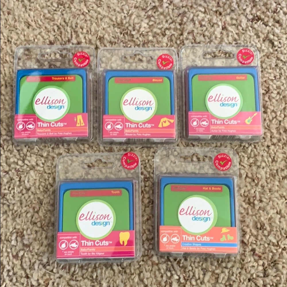 NWT Ellison design Thin Cuts Dies
